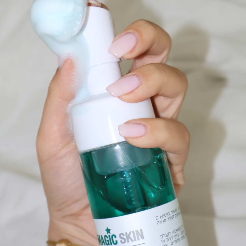 סבון פנים עם ויטמין סי ולבנדר